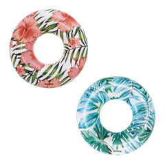 Bestway Tropical Palms Swim Ring 119cm Assortment