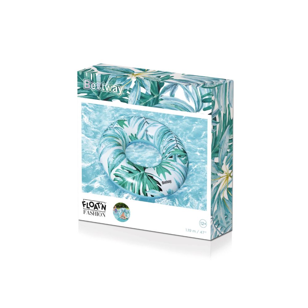 Bestway Tropical Palms Swim Ring 119cm Assortment