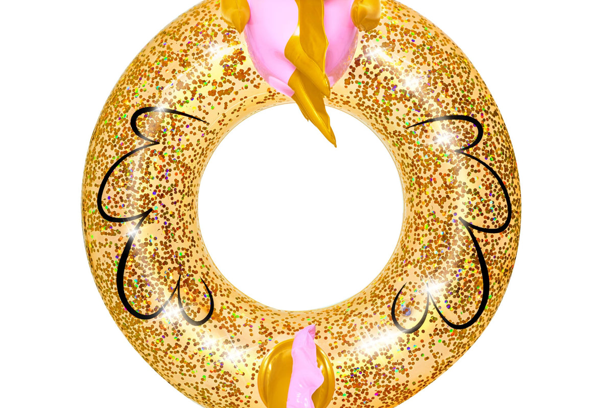 Bestway Swim Ring Glitter Seahorse 115 x 104 cm