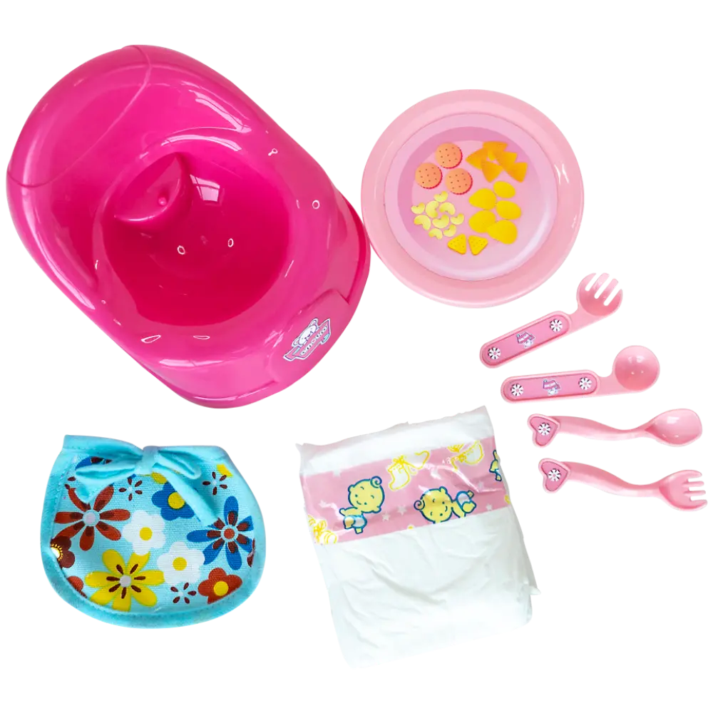 Baby Amoura Drink and Wet Playset Doll 18-inches