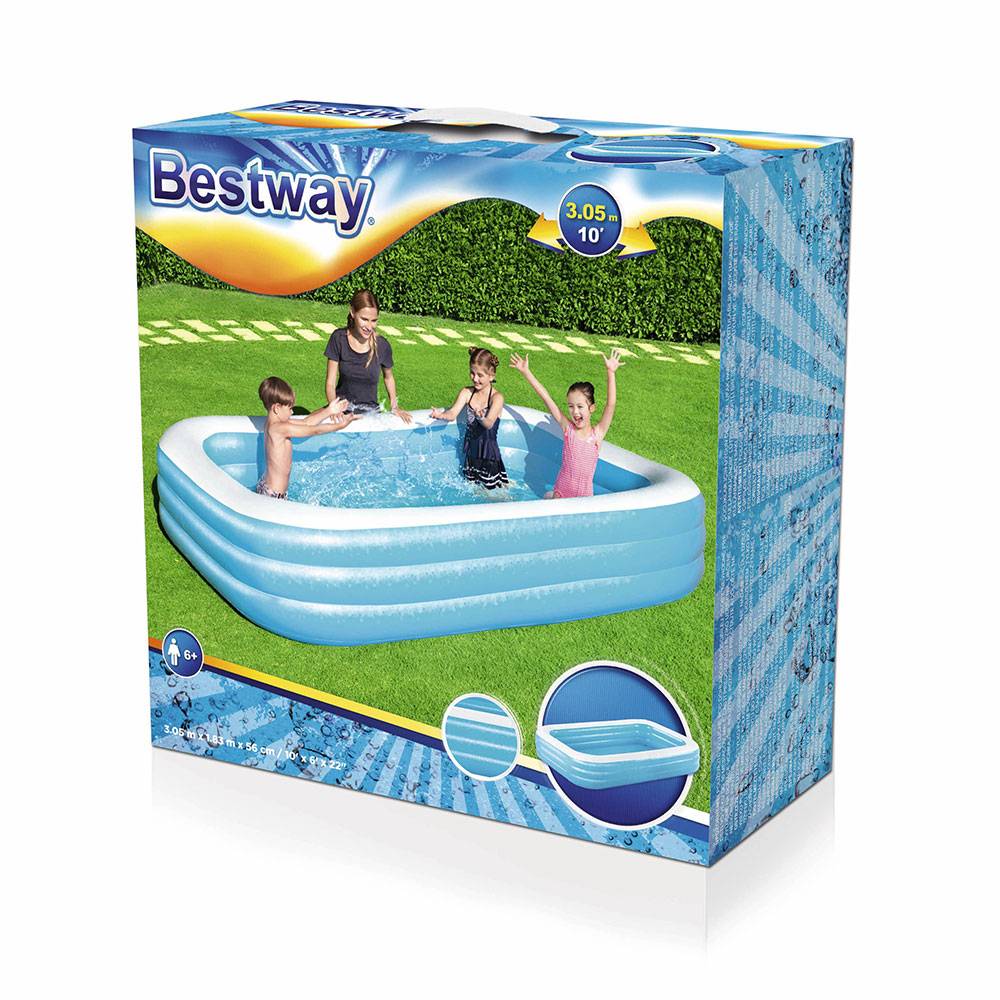 Bestway Pool Rectangular Blue 305x183x56cm