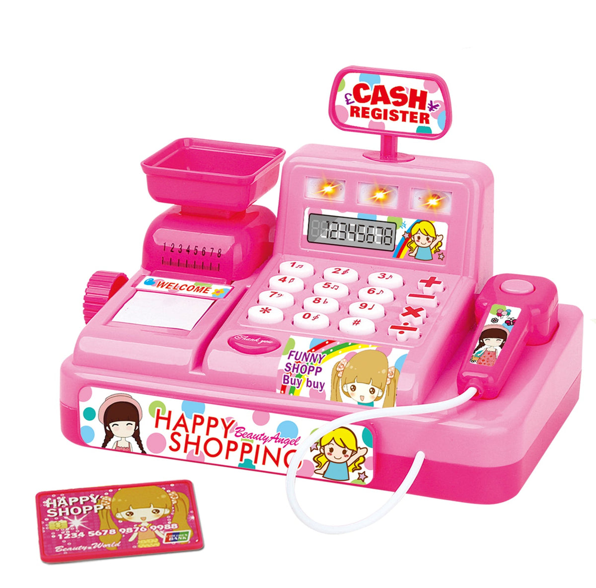 Power Joy Yumyum Cash Register XS  Battery Operated Assortment