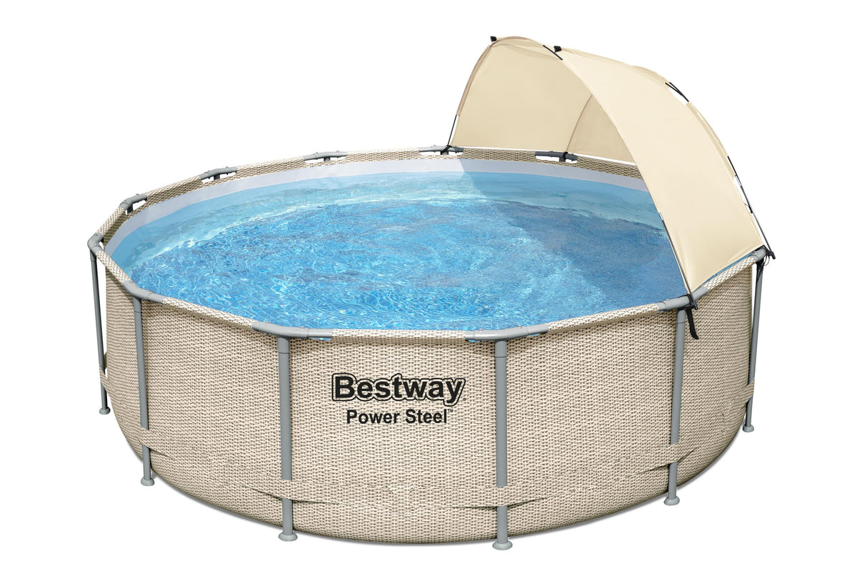 طقم مسبح Bestway Power Steel بمقاس 396 × 107 سم