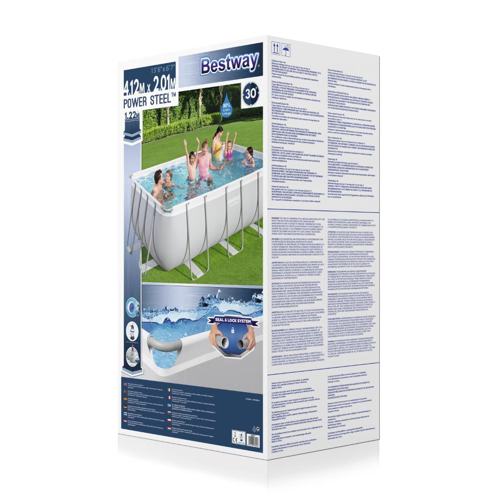 Bestway Poolset Powersteel 412 x 201 x 122cm