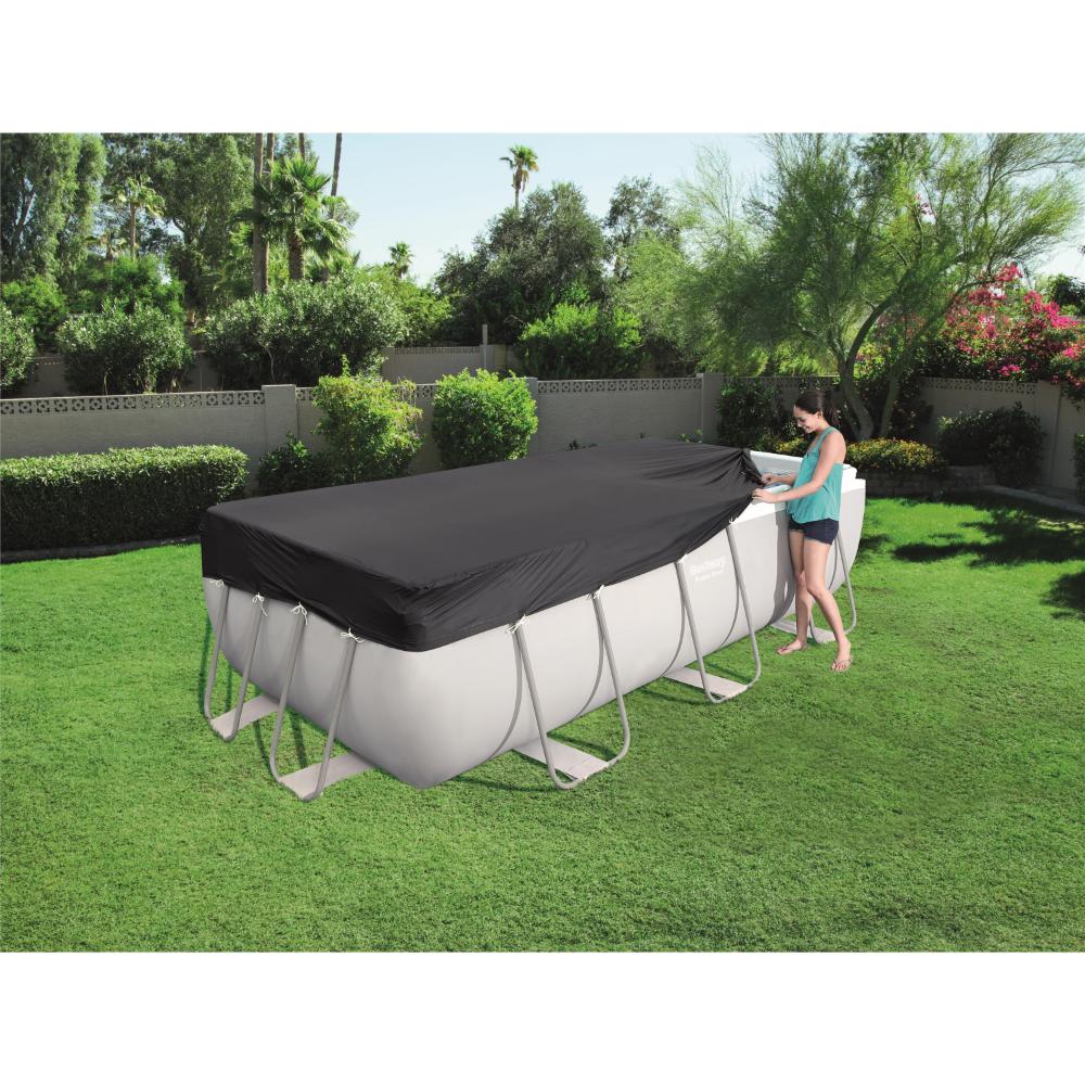 غطاء مسبح Bestway للمسابح ذات الإطار الفولاذي – 4.12 × 2.01 متر