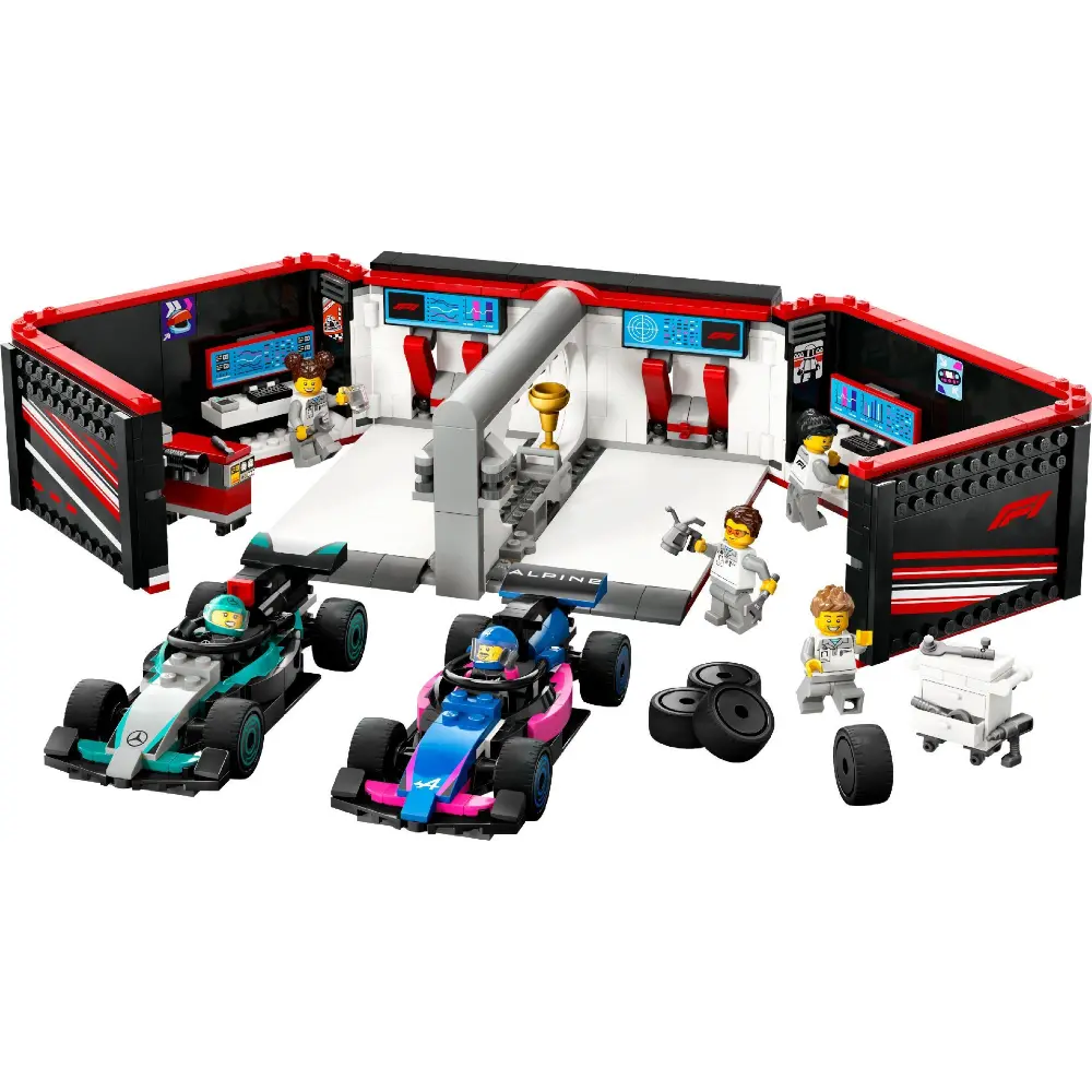 ليجو سيتي — مرآب فورمولا ١ وسيارات مرسيدس AMG وألباين (60444)