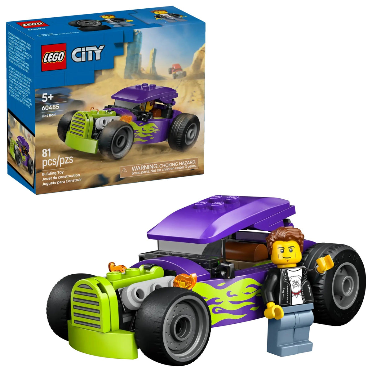 Lego City Hot Rod Building Set with Mini Figure Driver