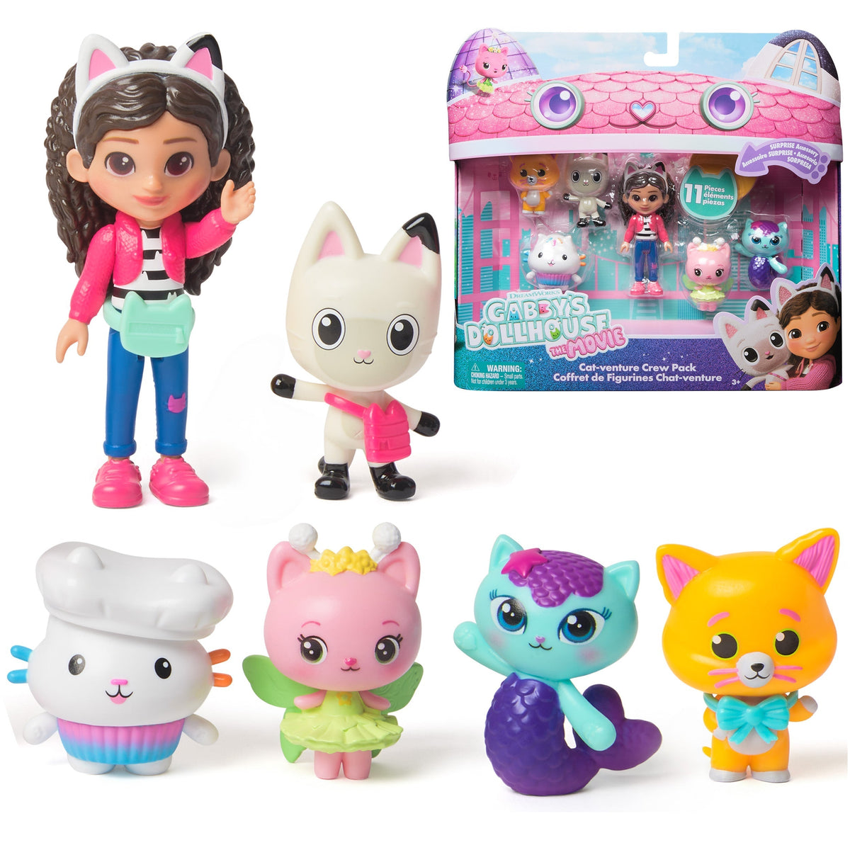 Gabby's Doll House Movie Cat-Venture Crew Pack