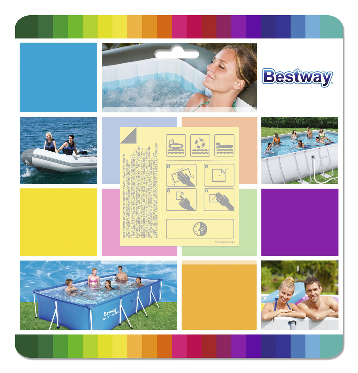 Bestway Underwater Repair Patch 6.5 x 6.5 cm