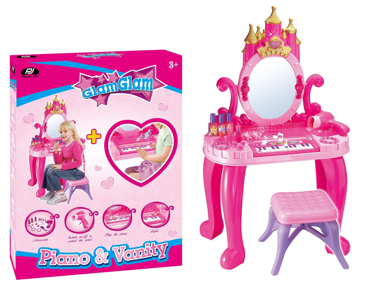Power Joy GlamGlam Piano and Vanity Play Set