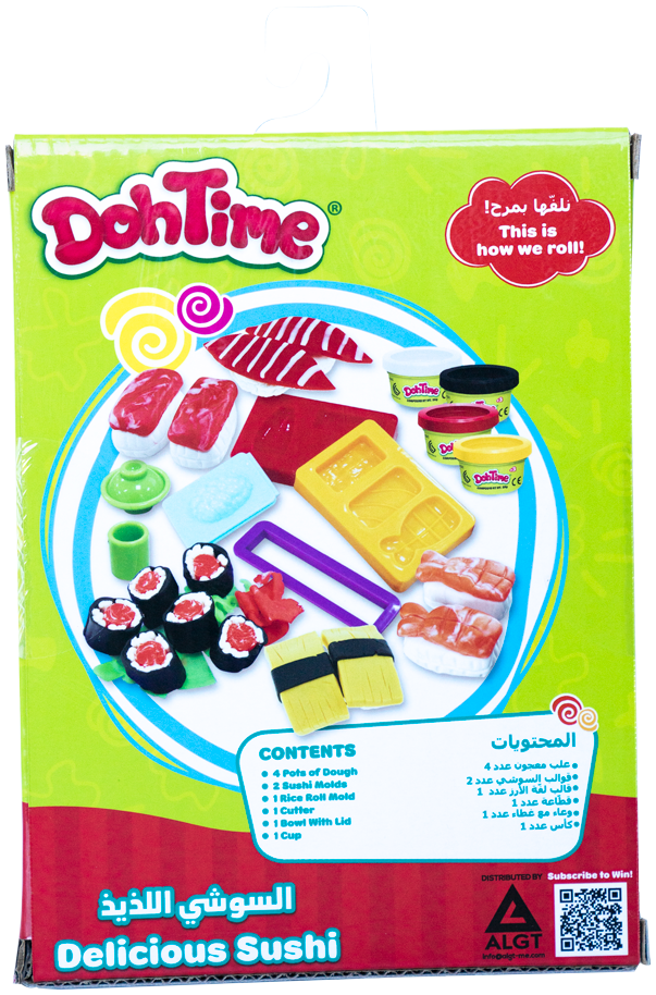 Dohtime Mini Delicious Sushi Dough Playset