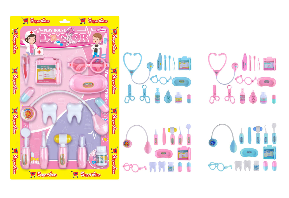 Super Value Doctor Play Set for Kids 2 Assorted Colours - Random selection