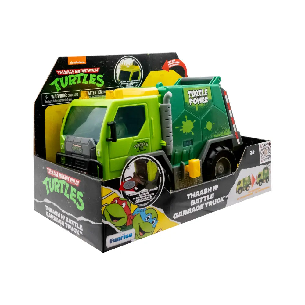 TMNT THRASH N BATTLE GARBAGE TRUCK B/O