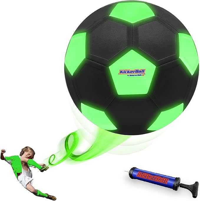 كرة KickerBall الرياضية المضيئة في الظلام