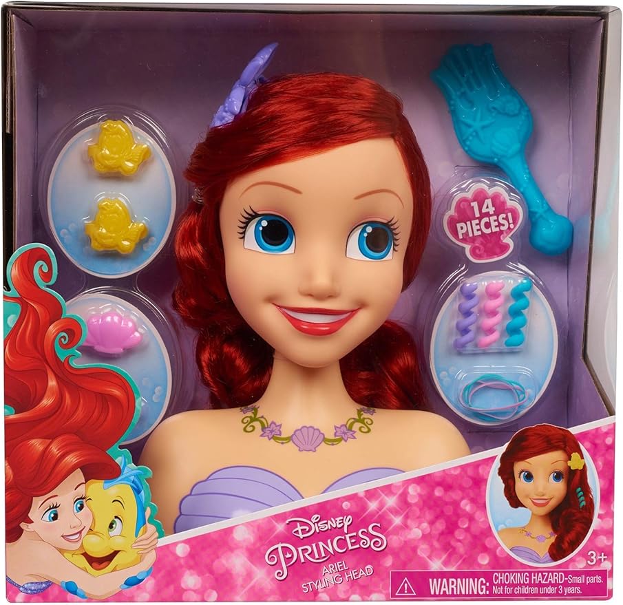Disney Princess Ariel Small Styling Head Roleplay