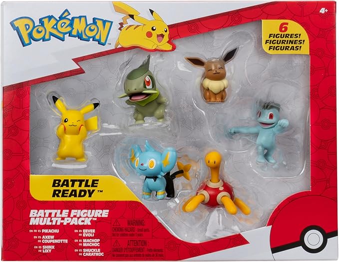 Pokemon Battle  Action Figure Multi 6 Pack Assortment