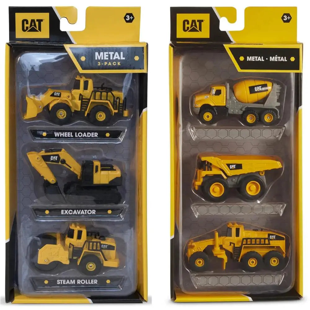 CAT Diecast Metal 4-Inch 3Pack,  Assortment