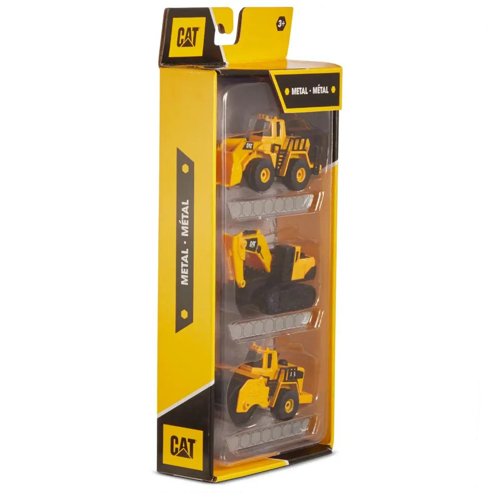 CAT Diecast Metal 4-Inch 3Pack,  Assortment