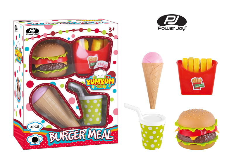 Power Joy Yumyum Burger Meal for Kids Ages 3+