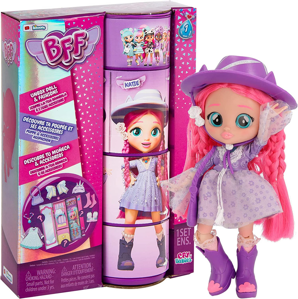 Cry Babies BFF Katie 8-Inch Dolls