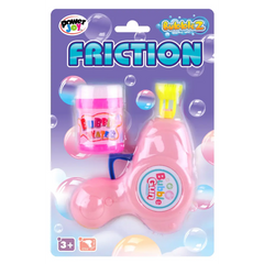Power Joy Bubble Friction Mini Gun Asst