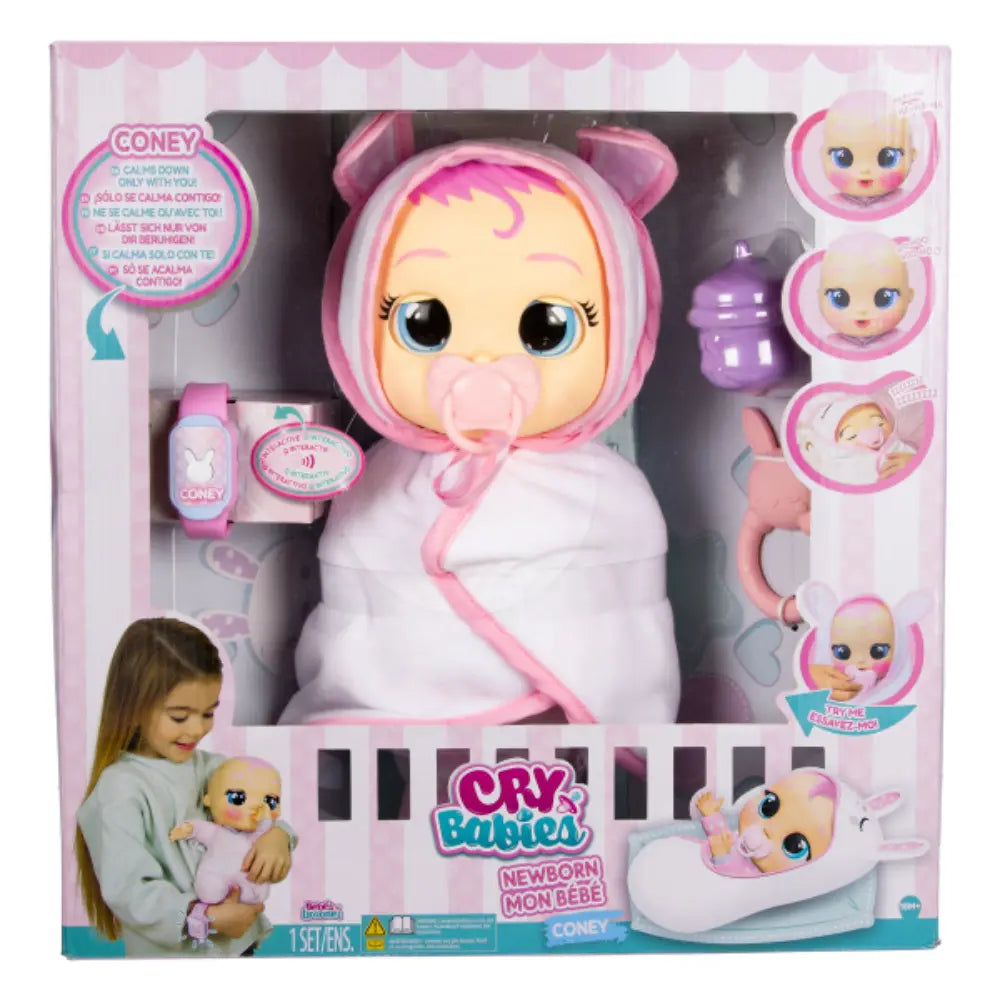 Cry Babies Newborn Coney B/O