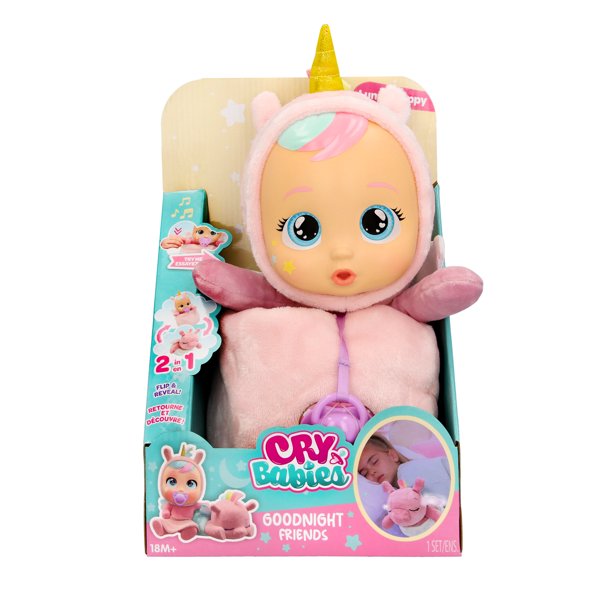 دمى Cry Babies Goodnight Friends لونا وبوبي