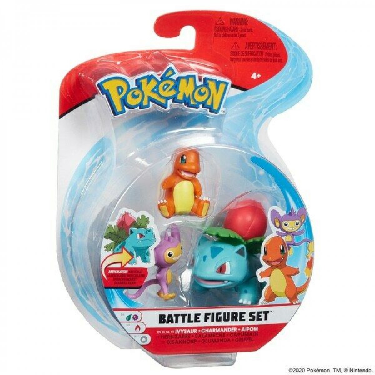 Pokemon Battle Action Figure 3 Set Pack Assortment