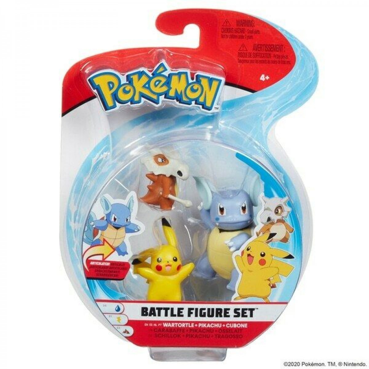 Pokemon Battle Action Figure 3 Set Pack Assortment