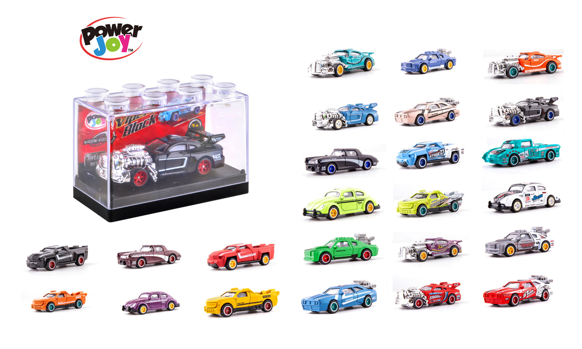 Power Joy Vroom Diecast Viperz Block Vehicles Assorted Figure - Sold per piece (Random selection)