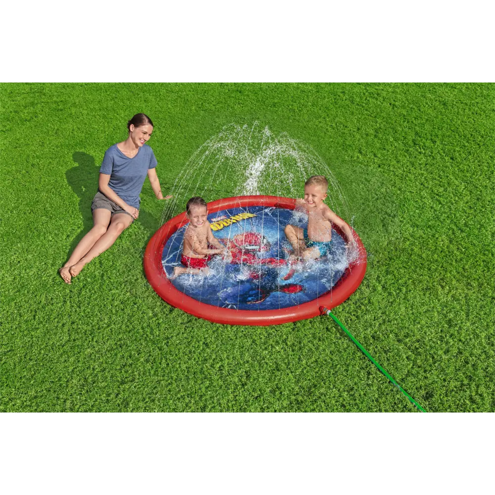 BESTWAY SPLASH PAD SPIDERMAN 165CM