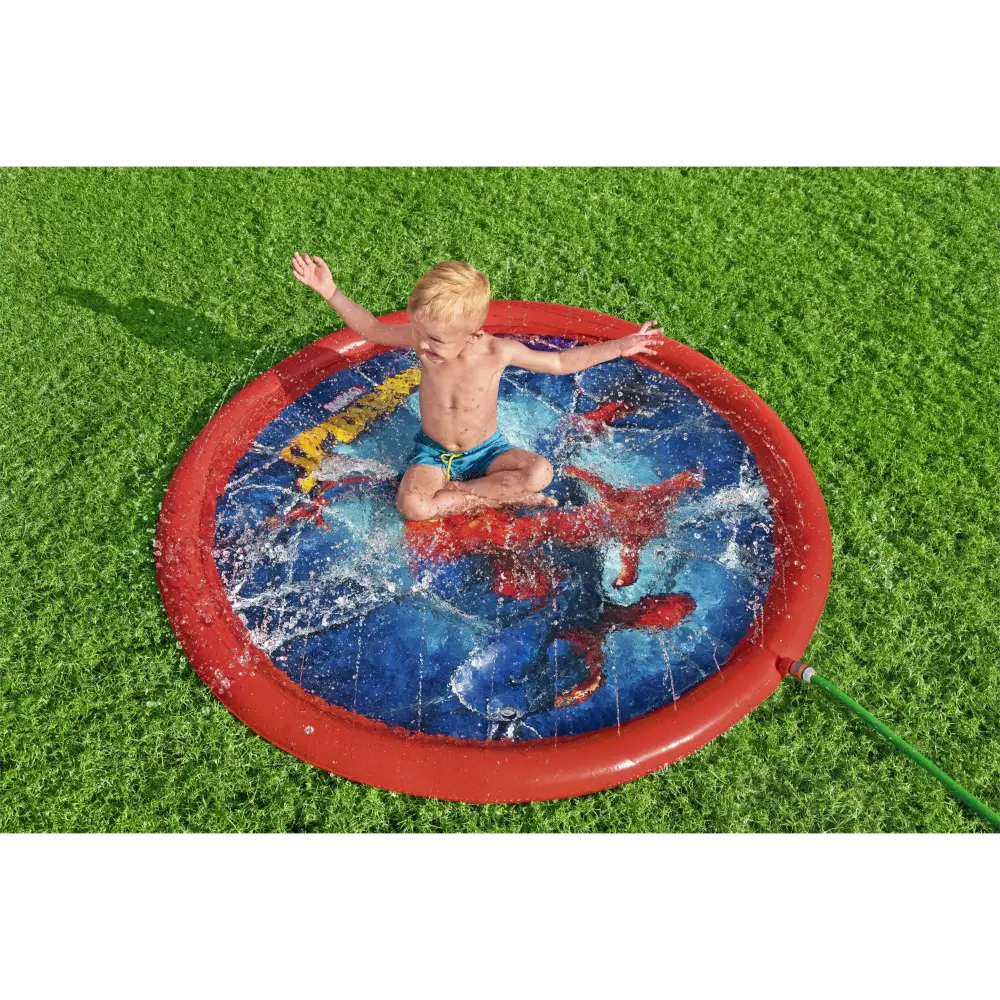 BESTWAY SPLASH PAD SPIDERMAN 165CM