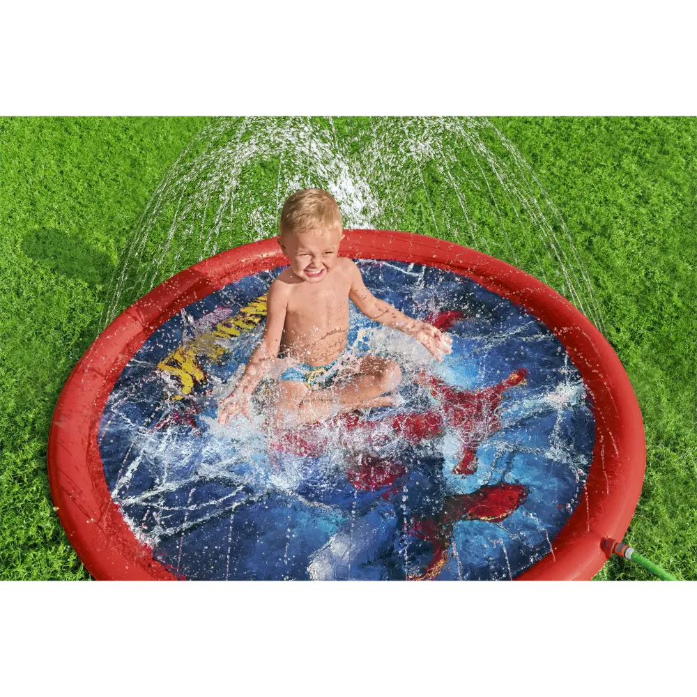 BESTWAY SPLASH PAD SPIDERMAN 165CM