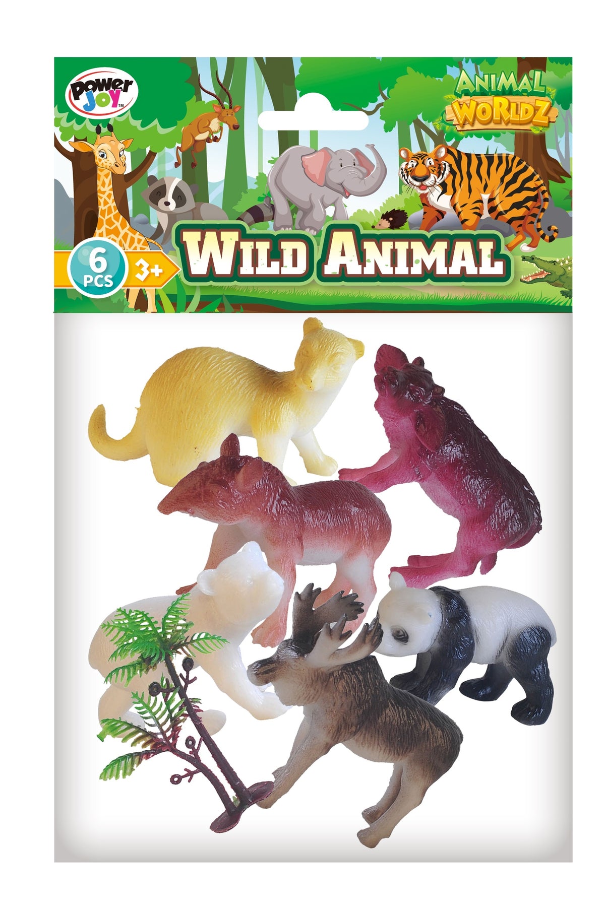 Power Joy Animal Worldz Safari Aniversary 6-pieces