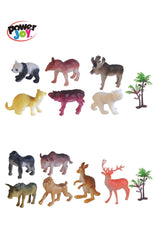 باور جوي Animal Worldz Safari Anniversary مجموعة سفاري من 6 قطع