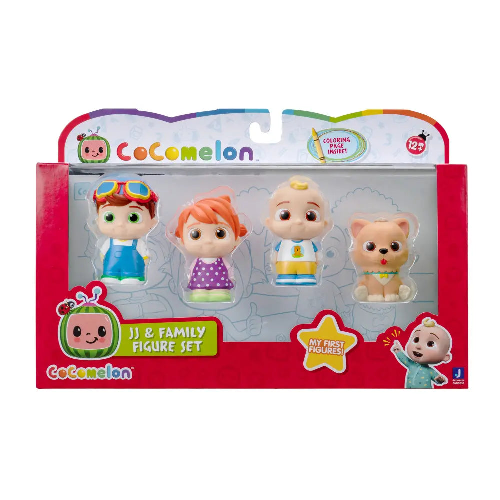 Cocomelon JJ and Family 4 Figure Pack