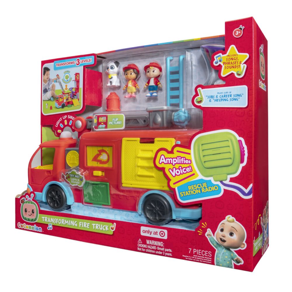 Cocomelon Deluxe Transforming Firetruck