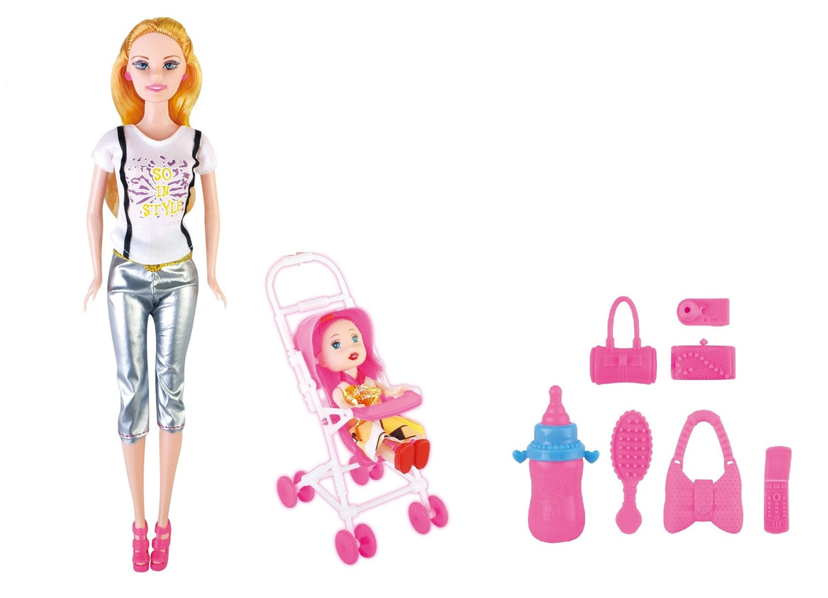Power Joy Leila Trolley Set 3-In-1 Playset Assortment for Kids Ages 3+