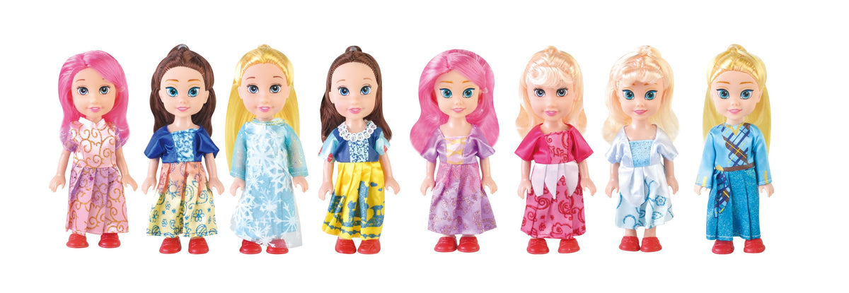 طقم Power Joy Leila Princess Mini Sisters – 8 في 1