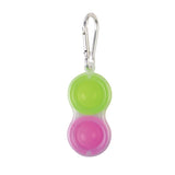 Power Joy Fidget Toy Dimple 2 Pop Keychain 1 Piece for Kids Ages 3+