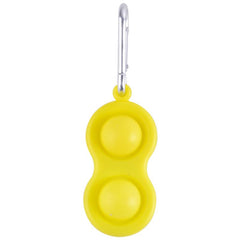 Power Joy Fidget Toy Dimple 2 Pop Keychain 1 Piece