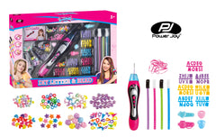 Power Joy Glamglam DIY Letter & Bead 2-In-1 Set for Kids