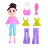 Kidzpro Fashion Doll Snap On 7-Piece Set for Kids Ages 3+