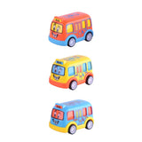 طقم مركبات Kidzpro المرحة بالسحب للخلف – 3 قطع