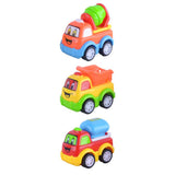 طقم مركبات Kidzpro المرحة بالسحب للخلف – 3 قطع