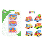 طقم مركبات Kidzpro المرحة بالسحب للخلف – 3 قطع