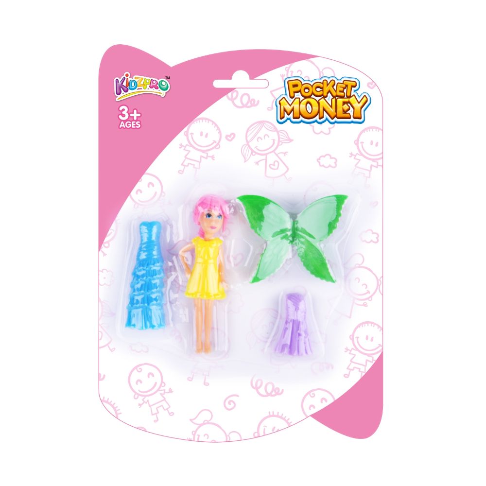 تشكيلة دمى الأميرات الصغيرة Kidzpro – 3.5 بوصة