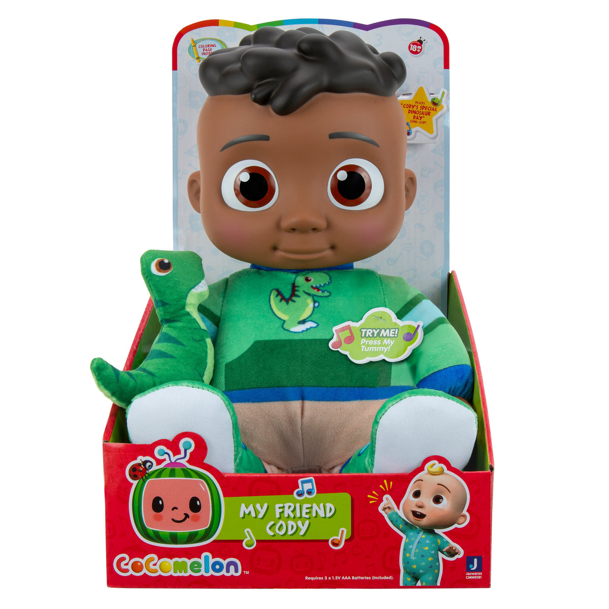 CoComelon Doll Roto My Friend Cody 11 inches