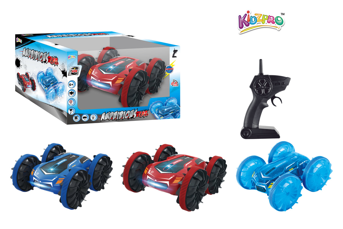 تشكيلة سيارات Kidzpro البرمائية بالتحكم عن بُعد 2.4G مع إضاءة