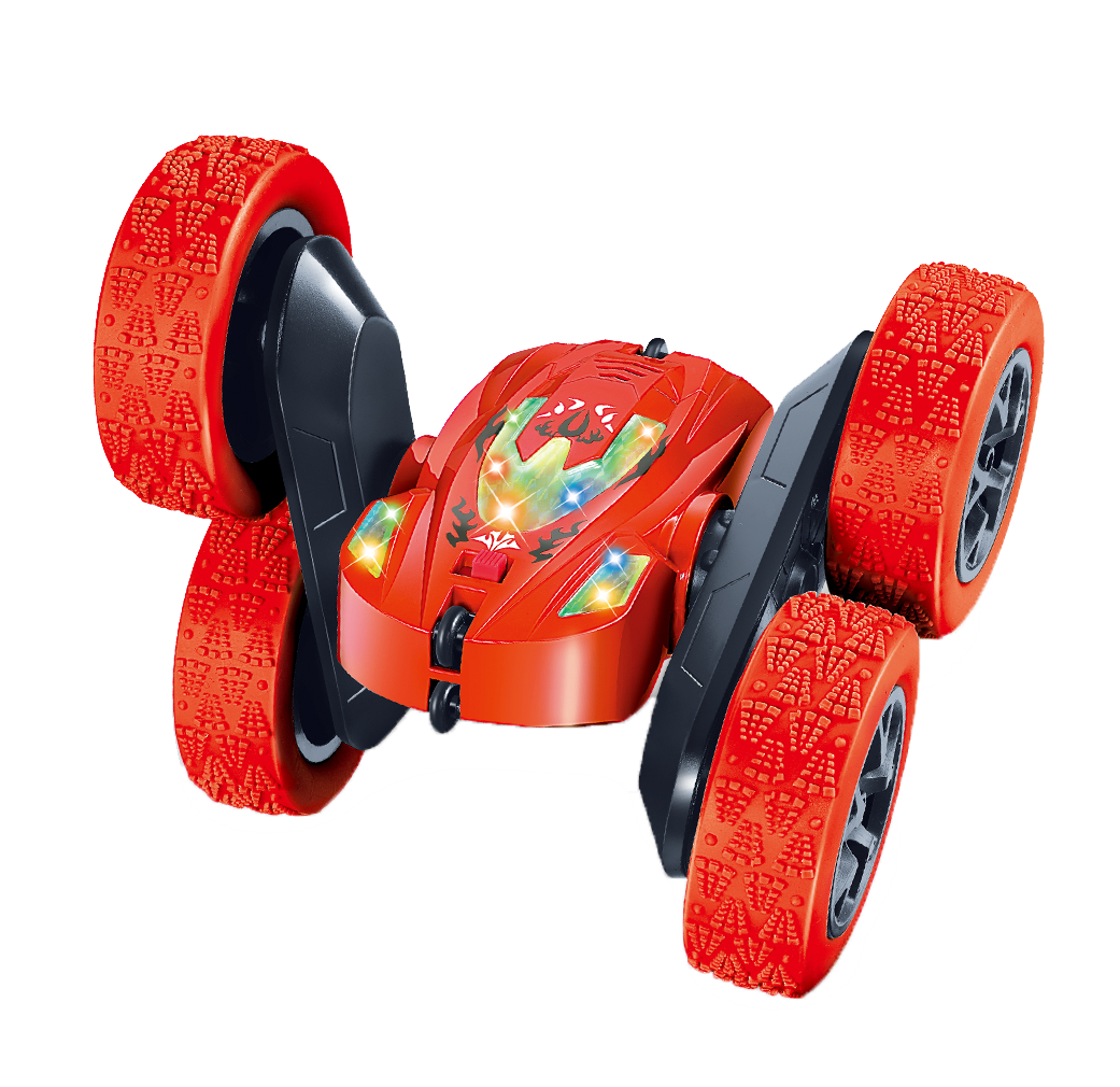 تشكيلة سيارات Kidzpro Super Flip بالتحكم عن بُعد 2.4G مع إضاءة